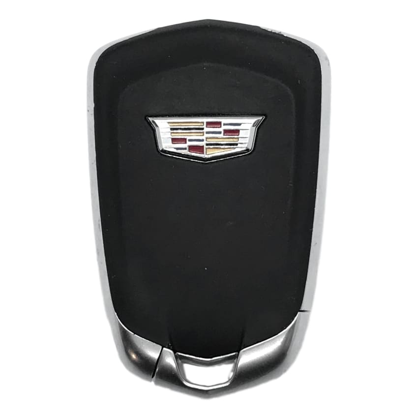 Best Key Supply Cadillac CTS ATS XTS 2014-2019 OEM 4 Button Smart Key 13598506 / 13510253 / 13594023, side view
