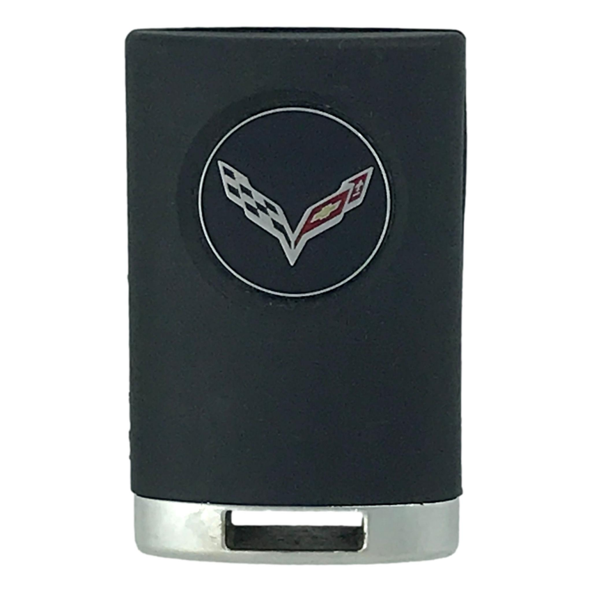 Best Key Supply Chevrolet Corvette 2016-2019 OEM 5 Button Smart Key 22779880 / 23465951, side view