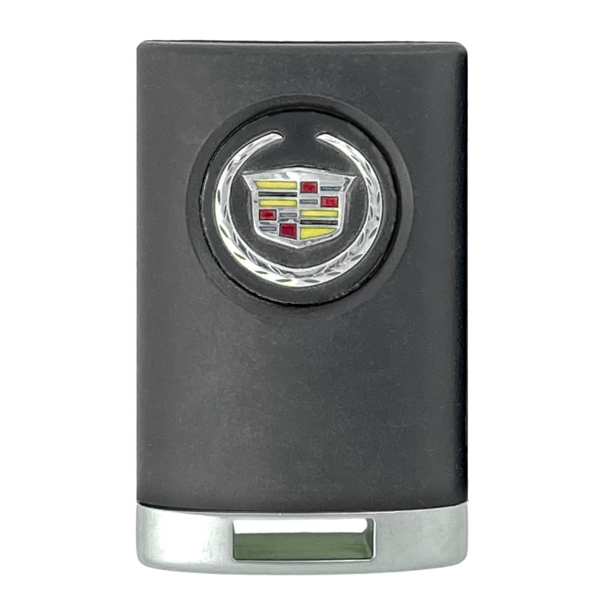Best Key Supply Cadillac ATS XTS 2013-2014 OEM 4 Button Smart Key 22856929 / 5931855, side view