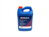 GMC ACDelco DEX-Cool coolant antifreeze bottle with OEM labeling and blue liquid inside, designed for vehicle cooling systems.