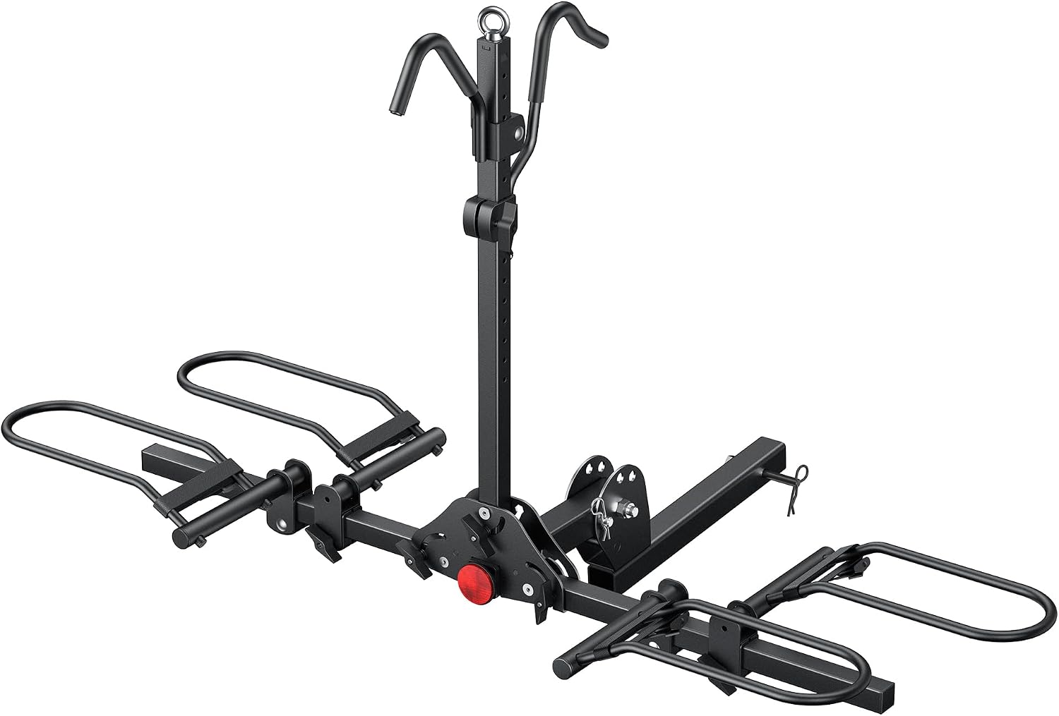 Young Bike Rack Hitch for Car - 200LB 2-Bike Rack Hitch Mount Platform Style Hitch Bike Rack,Smart Tilting & Easy Fold for Car SUV with 2 Inch Receiver,Bike Carrier Fits Up to 5-inch Fat Tire