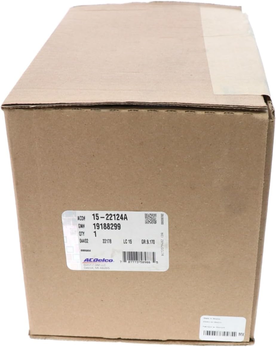 ACDelco Gold 15-22124A Air Conditioning Compressor, Black