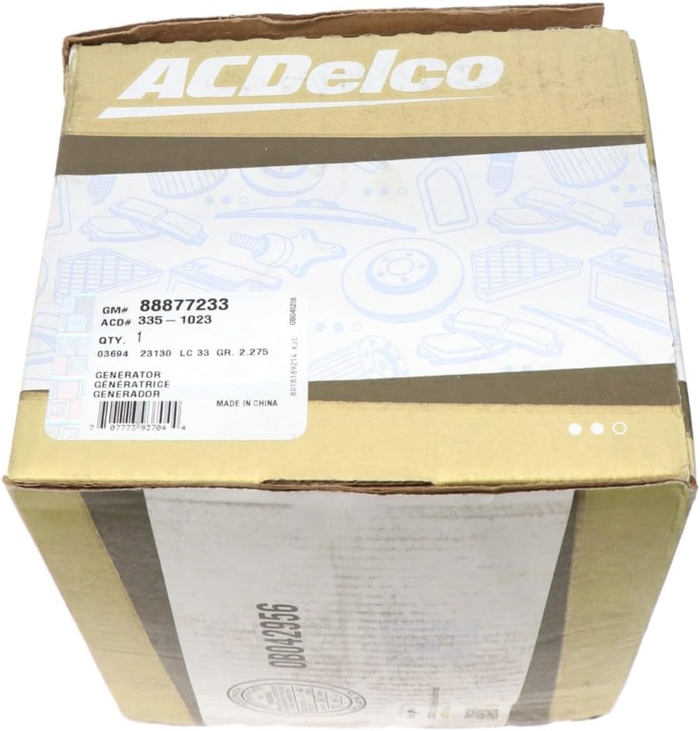 ACDelco Gold 335-1023 (88877233) Alternator
