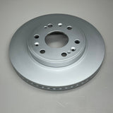 Poly coated vented brake rotor for Chevrolet, Cadillac, and GMC vehicles, shown with vented design and brand markings.