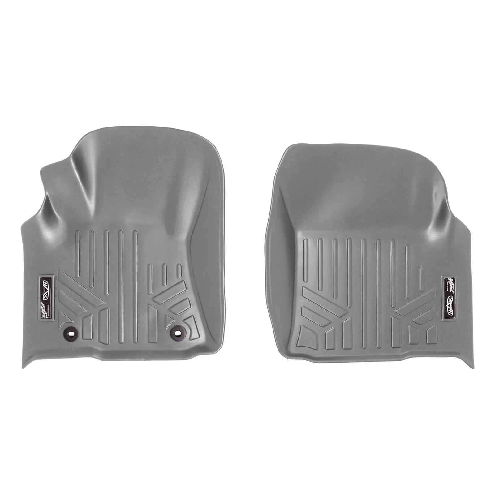 Smartliner USA floor liners for 2015-2018 Toyota Hilux Revo, custom-fit protective mats shown in the image.