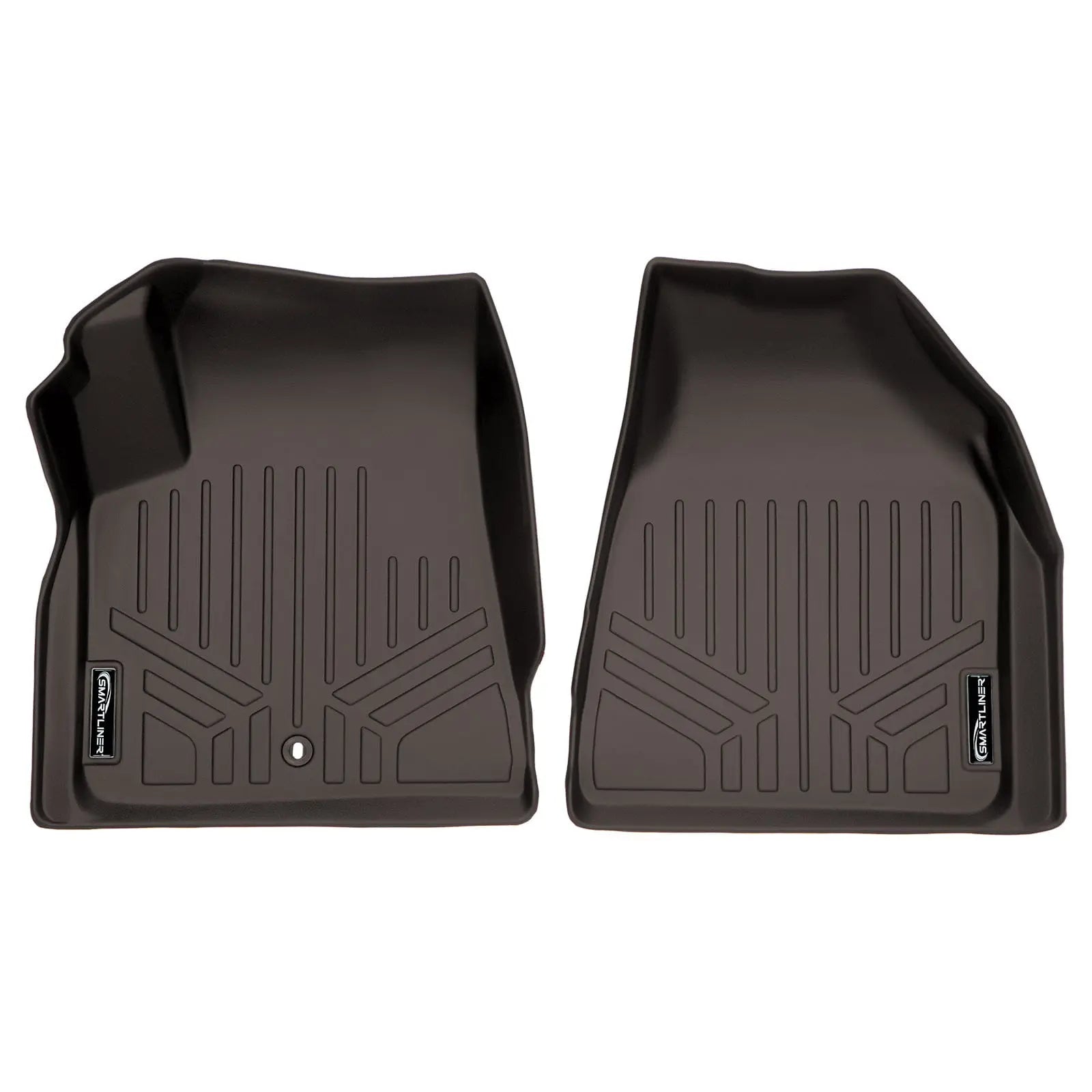 Smartliner USA second row bucket floor liners for Chevrolet Traverse and Buick Enclave, custom fit, durable rubber material