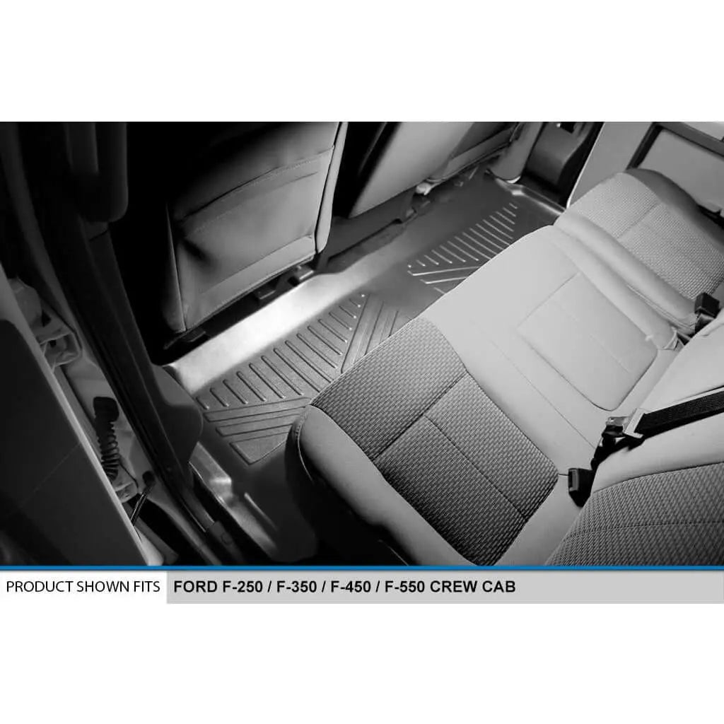 Smartliner USA custom fit floor liners for 2012-2016 Ford F-250/F-350/F-450 Super Duty Crew Cab with raised driver side pedal