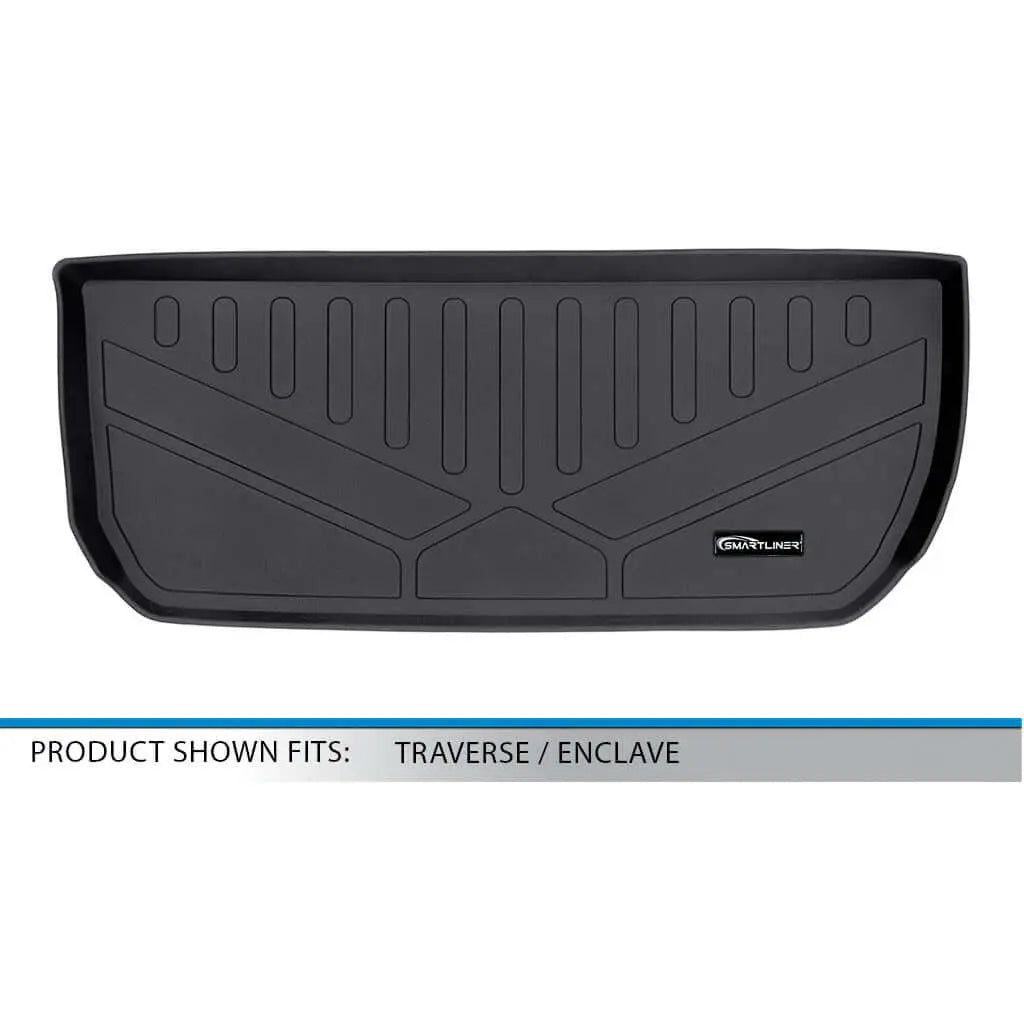 Smartliner USA 2nd row bucket floor liners for 2009-2010 Chevrolet Traverse, custom-fit protective car interior mats