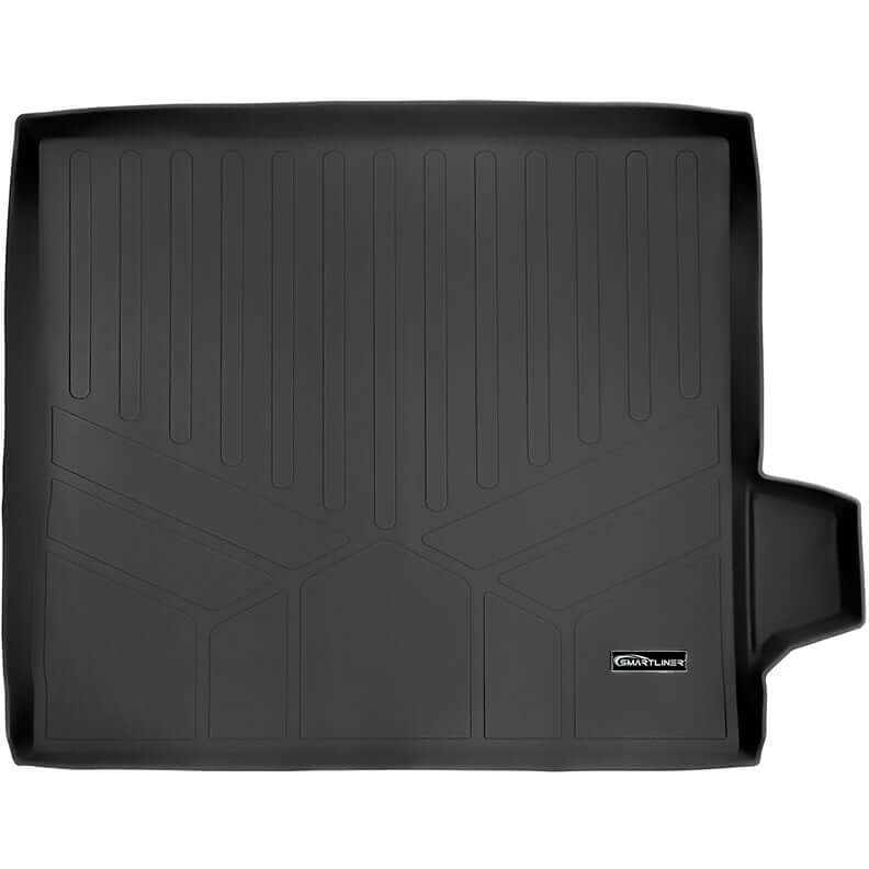 Smartliner USA custom floor liners for 2014-2022 Land Rover Range Rover Sport 5-passenger model, shown fitting the vehicle's interior.