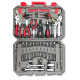 Apollo Tools 95-piece mechanics tool set in metric and SAE, includes hand tools for small engine, mechanical, and general repairs.