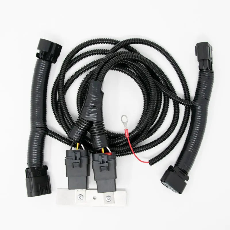 Gen5DIY 14-15 Sierra SLT to 16-19 HD headlight harness, P&P wiring harness for easy vehicle headlight connection.