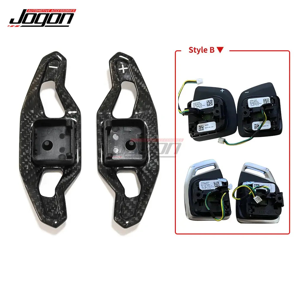 For AUDI A3 8Y S3 RS3 2020 2021 2022 Replace Steering Wheel Shift Paddle Shifter Cover Trim Metal Alloy & Carbon Fiber Car Parts Gm Service Guy