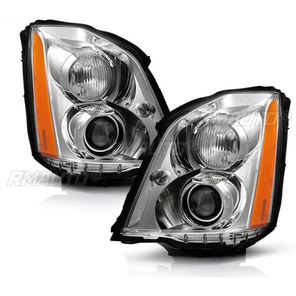 Left Right Lamp LED Daytime Light Front LED Headlamp Assembly Wide Light For Cadillac DTS 2006-2011 20861482 GM2502275 Gm Service Guy
