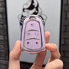 GM Service Guy Cadillac keycase shell for XT5, XT4, XT6, CT5, CT6, XTS, ATSL car key bag with keychain attachment.