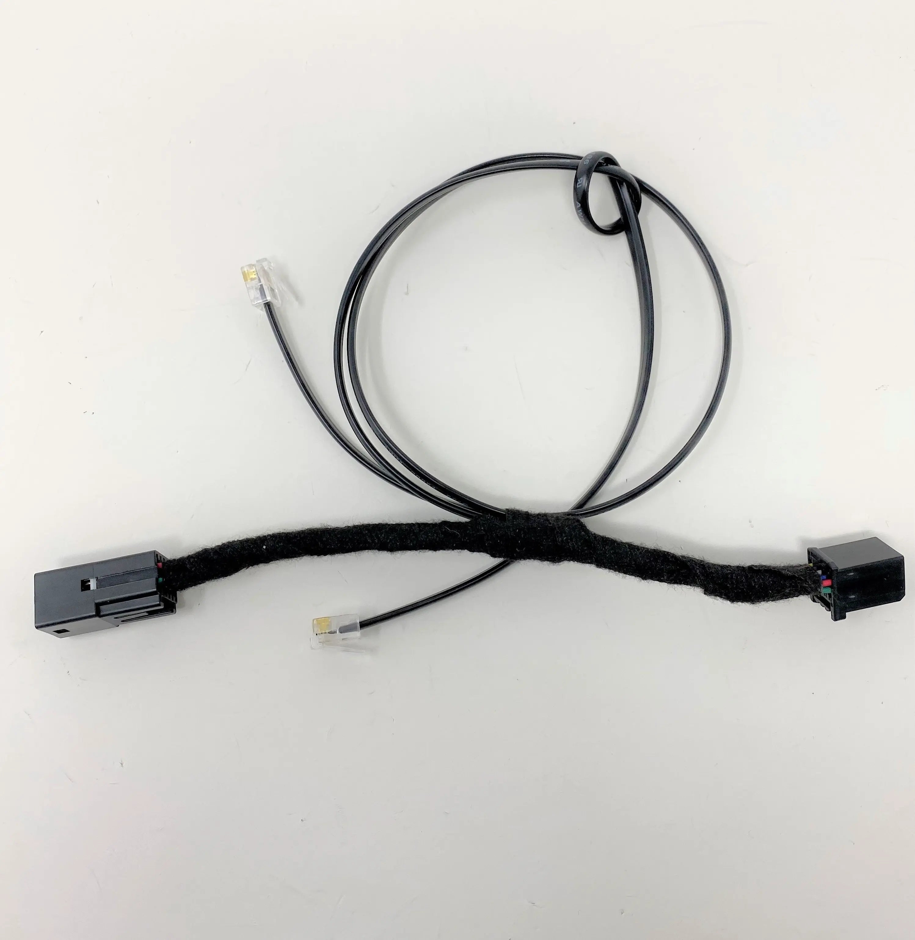 Gen5DIY 14-19 Sierra Radar Detector harness for V1 with Bluetooth dongle, P&P installation, shown with connectors and wiring.