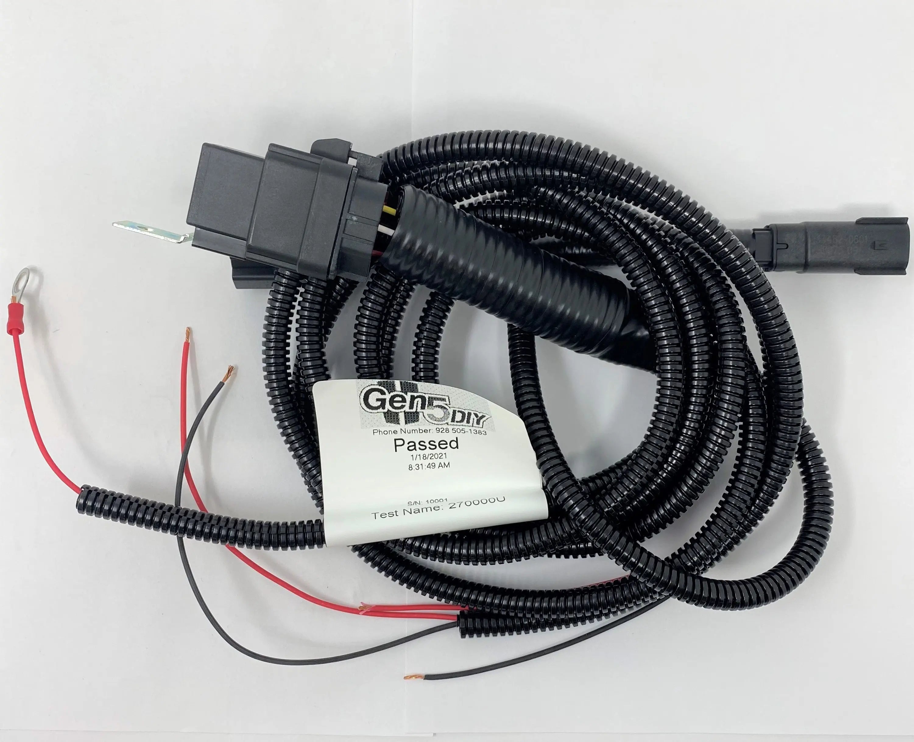 Gen5DIY GMC Canyon foglight harness for 2016-2020 models, P&P universal foglight wiring harness with connectors and wiring.