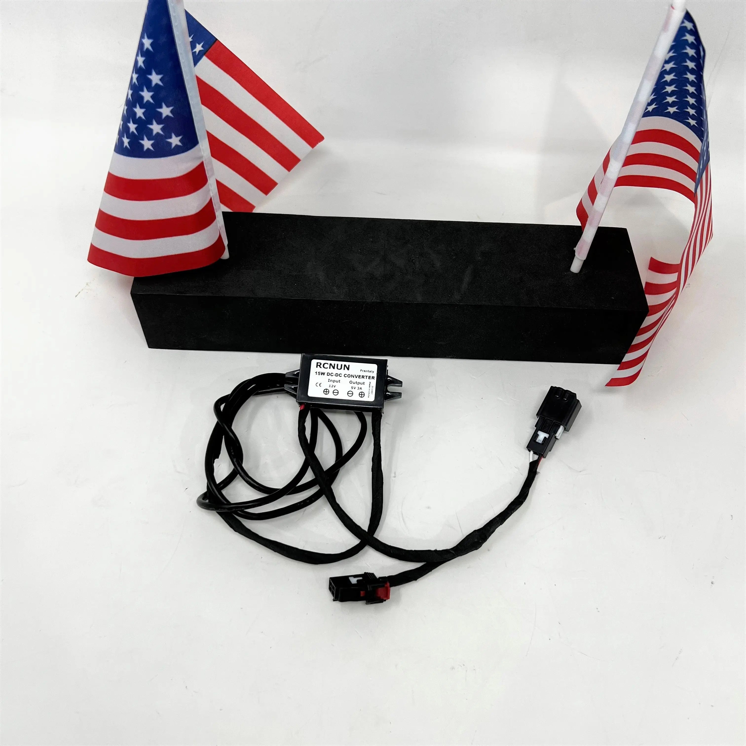 Gen5DIY 2024-25 Silverado/Sierra HD dash cam harness, P&P installation, showing the wiring and connectors for vehicle security.