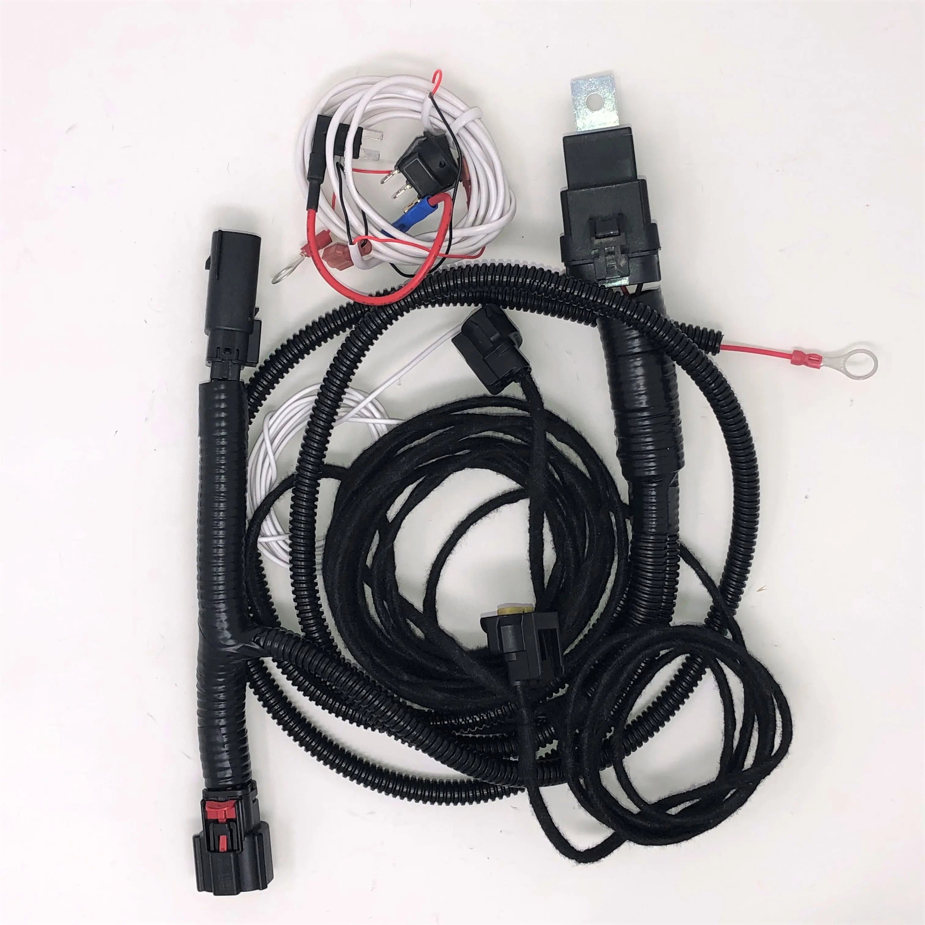 Gen5DIY 2019-2023 Silverado foglight harness for adding fog lights, showing the P&P wiring harness with connectors and wiring.