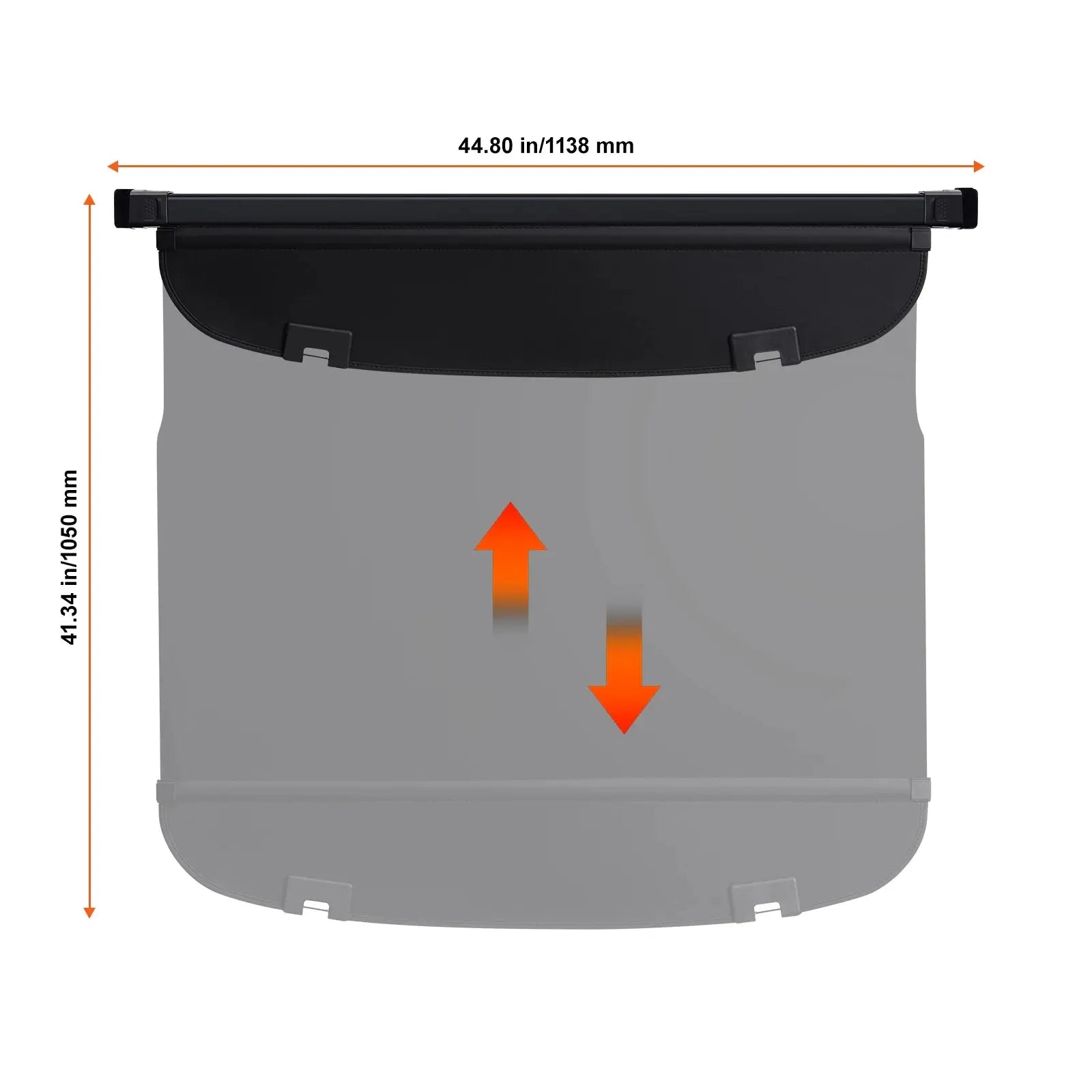 SucceBuy Retractable Cargo Cover Upgraded Waterproof Trunk Cover Security Shield Shade for Mazda CX-5 2017-2024 Rear Trunk Cover Gm Service Guy