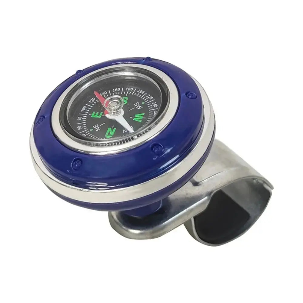 Steering Wheel Spinner Knob with Compass 360-degree Power Handle Ball Booster for Car Vehicle Steering Wheel Auto Gm Service Guy