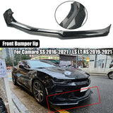 Chevrolet Camaro SS front bumper lip diffuser splitter accessory by Gm Service Guy, fits 2016-2024 models with sporty design