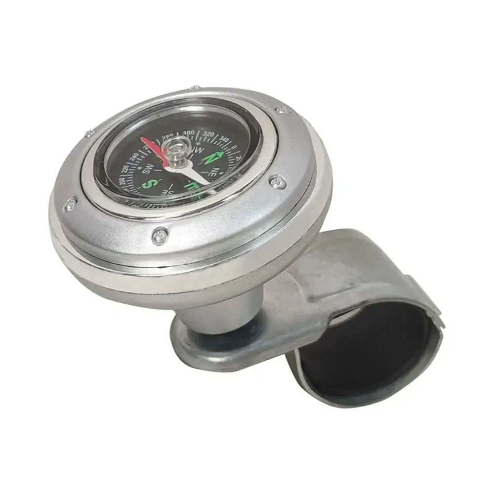 Steering Wheel Spinner Knob with Compass 360-degree Power Handle Ball Booster for Car Vehicle Steering Wheel Auto Gm Service Guy