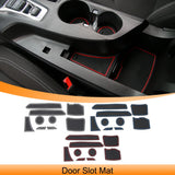 Chevrolet Camaro 2017-2024 car door slot mat with anti-slip design, interior accessory, fits gate groove for enhanced protection.