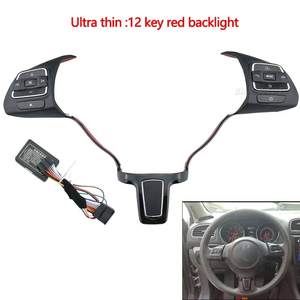 Car Steering Wheel Remote Wireless Control Button For Volkswagen Jetta 2013-2015 Polo 2011-2011 Multi-function Controller Switch Gm Service Guy