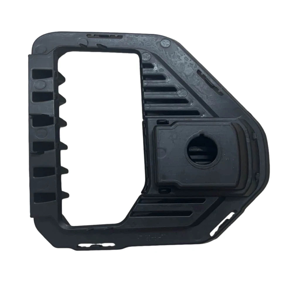 Gloss black front bumper fog light cover bezel for GMC Sierra 1500, left or right side, fits 2019-2022 models.