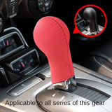 Suede leather gear shift knob cover for Chevrolet Camaro, 2010-2015, by Gm Service Guy, interior upgrade accessory.