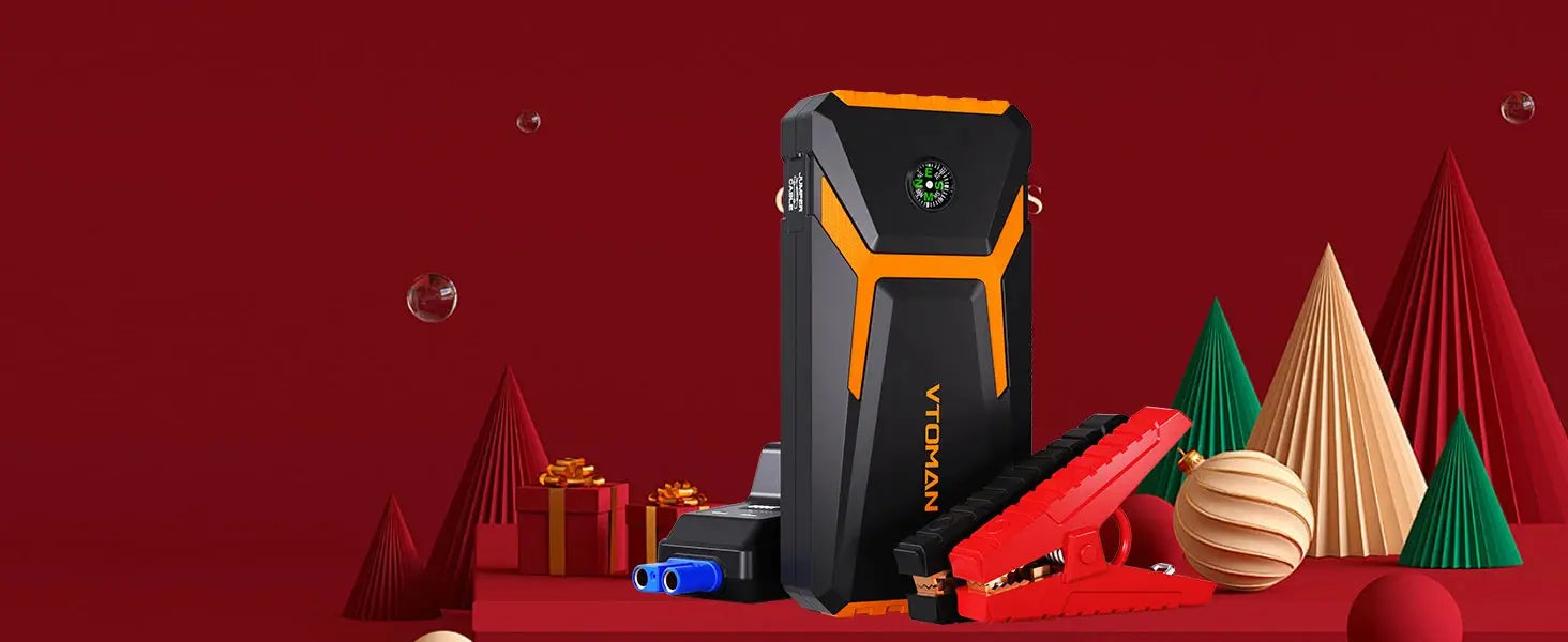 VTOMAN V6 Pro Car Jump Starter Power Bank 2000A Car Battery Charger Auto Emergency Booster Starting Device Jump Starter Gm Service Guy