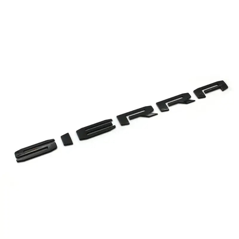 SIERRA new old letter logo car stickers for GMC sierra original rear boot label trunk modified Accessories decoration decals Gm Service Guy
