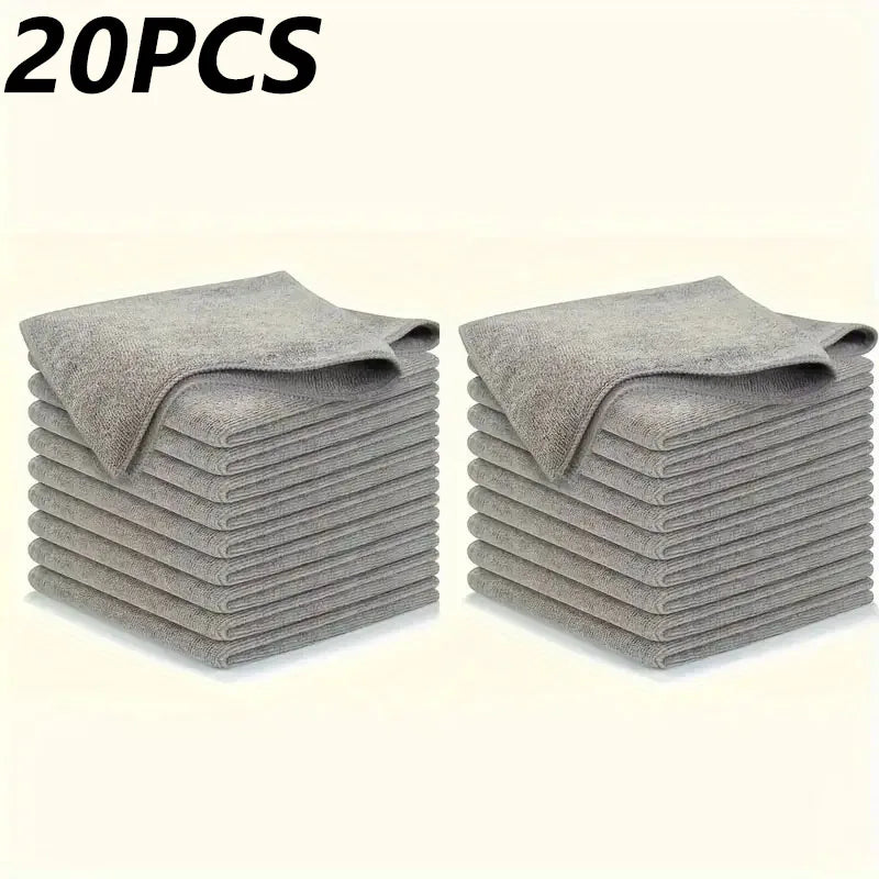 Thicken Microfiber Cleaning Cloths Lint Free Microfiber Cleaning Towel Cloths Reusable Cleaning Towels Absorbent for Car Window Econic Blanks