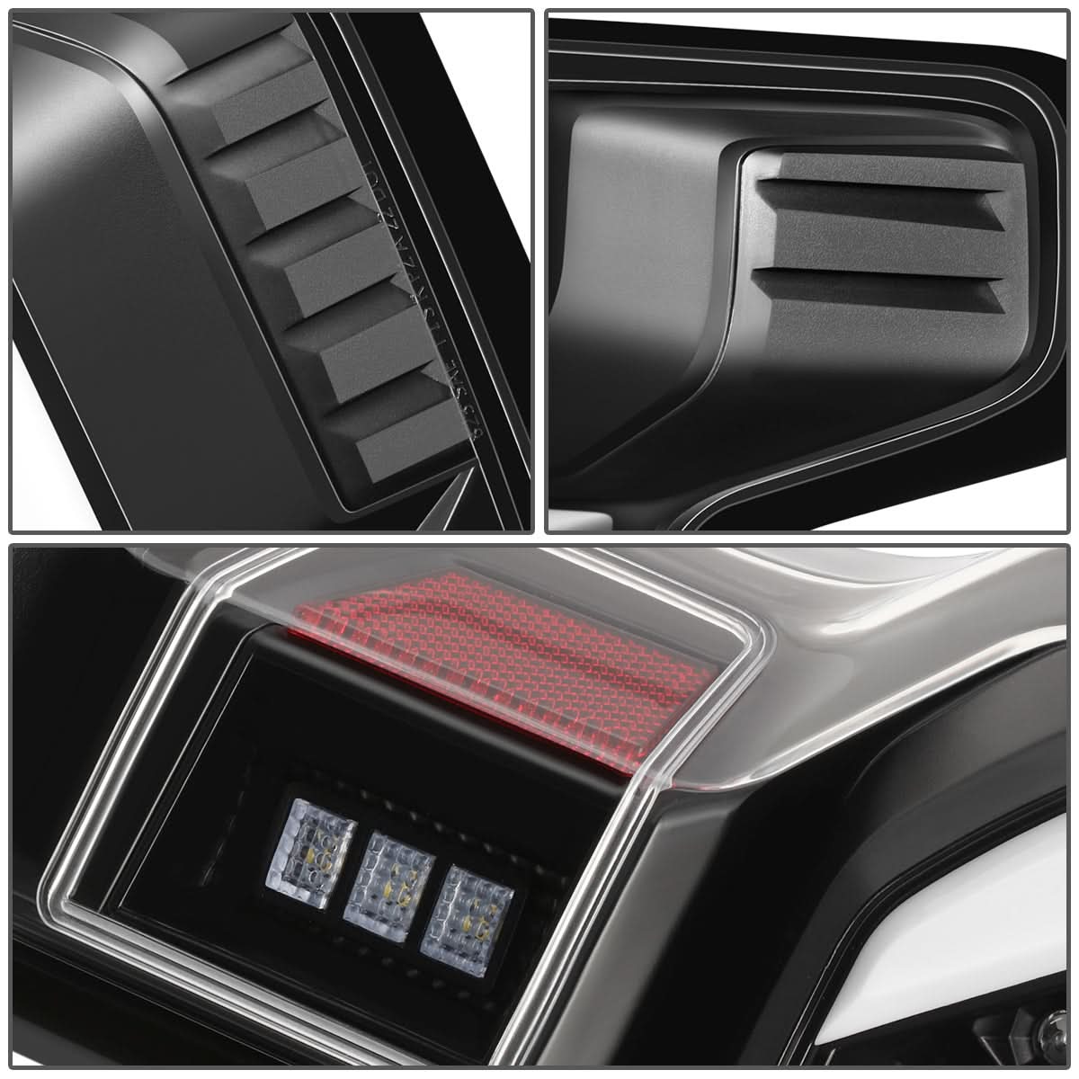 2019-2024 Chevrolet Silverado 1500 LED tail lights with clear lenses, K2 Industries tail light model TL-ZTL-007LED-CH-5.