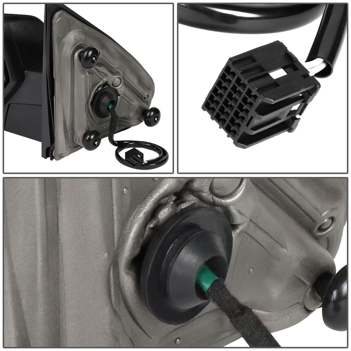 14-18 Chevrolet Silverado / GMC Sierra Towing Mirror Left Powered Heated K2 Industries