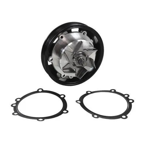 2017 Chevrolet Tahoe 5.3L Water Pump by Partsology, engine view showing the automotive water pump for Chevrolet Tahoe and Suburban.