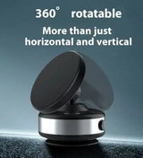 Gray Gm Service Guy magnetic car phone holder attached to a vehicle dashboard for secure smartphone mounting.