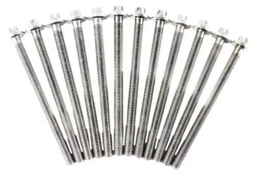 Partsology cylinder head bolt set for 2011-2021 Buick, Cadillac, Chevrolet 1.4L engines, showing a close-up of the bolts.