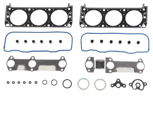 Partsology full gasket set for 1991-1994 Buick, Chevrolet, Oldsmobile, Pontiac 3.1L engine, showing a complete gasket kit on a workbench.