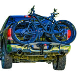 OMAC USA Hitch Mounted Foldable 2 Bicycle Carrier 2” Receiver Car Truck SUV, trunk bike racks