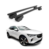 OMAC USA 2021-2024 Buick Envision Roof Rack Cross Bars Black, flush-mounted roof rails