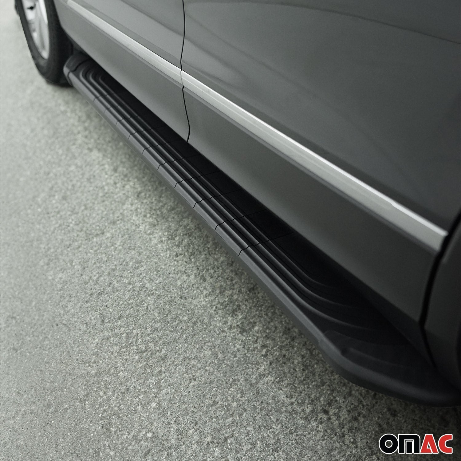 OMAC USA 2019-2026 Chevrolet Silverado / GMC Sierra 1500 Double Cab Crew Cab Side Step, running boards, fitment detail