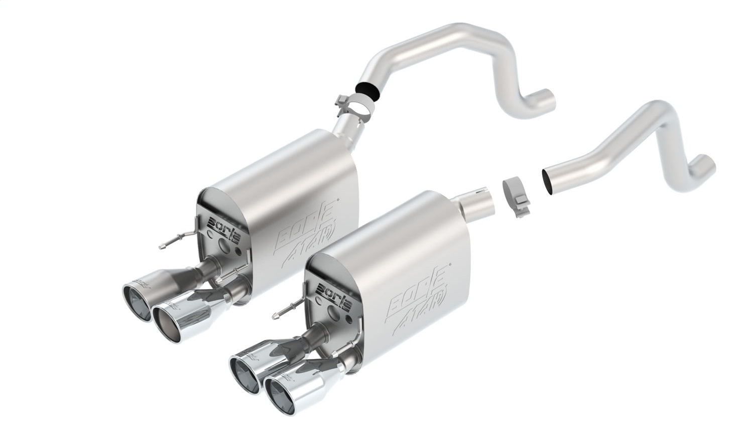 2009-2013 Chevrolet Corvette C6 Axle-Back Exhaust System ATAK Montgomery Parts