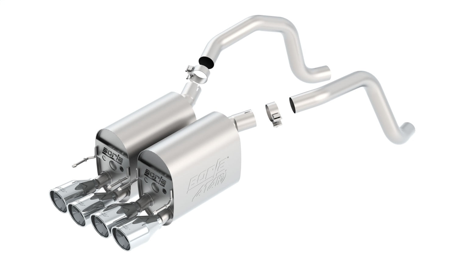 2005-2008 Chevrolet Corvette C6 Axle-Back Exhaust System ATAK Montgomery Parts