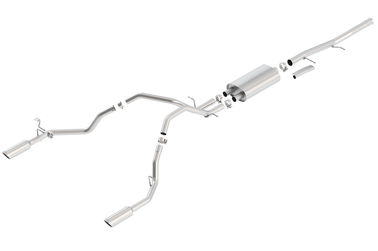 2009-2013 Chevrolet Silverado 1500/ GMC Sierra 1500 Cat-Back Exhaust System S-Type Montgomery Parts