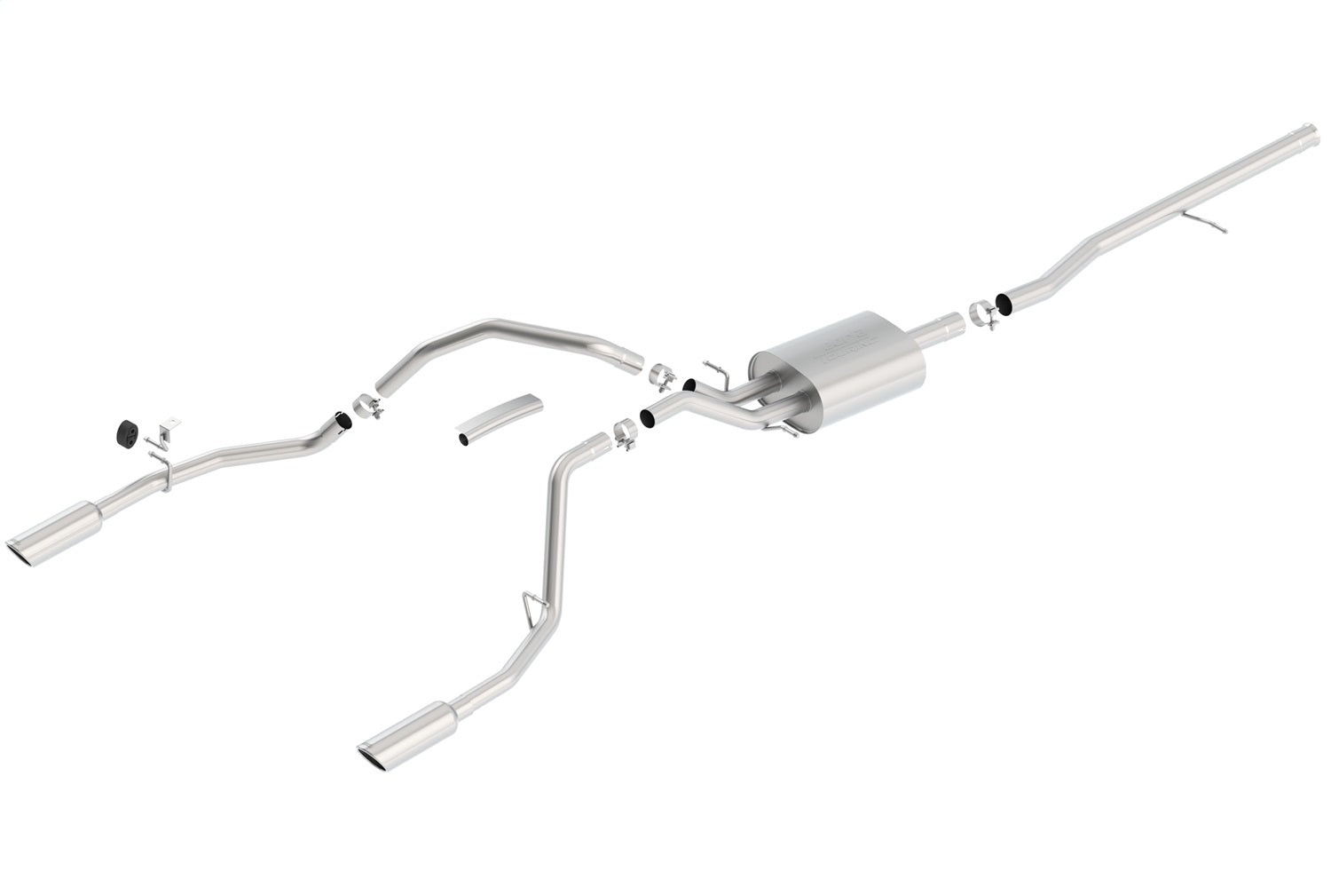 2014-2019 Chevrolet Silverado 1500/ GMC Sierra 1500 Cat-Back Exhaust System Touring Montgomery Parts