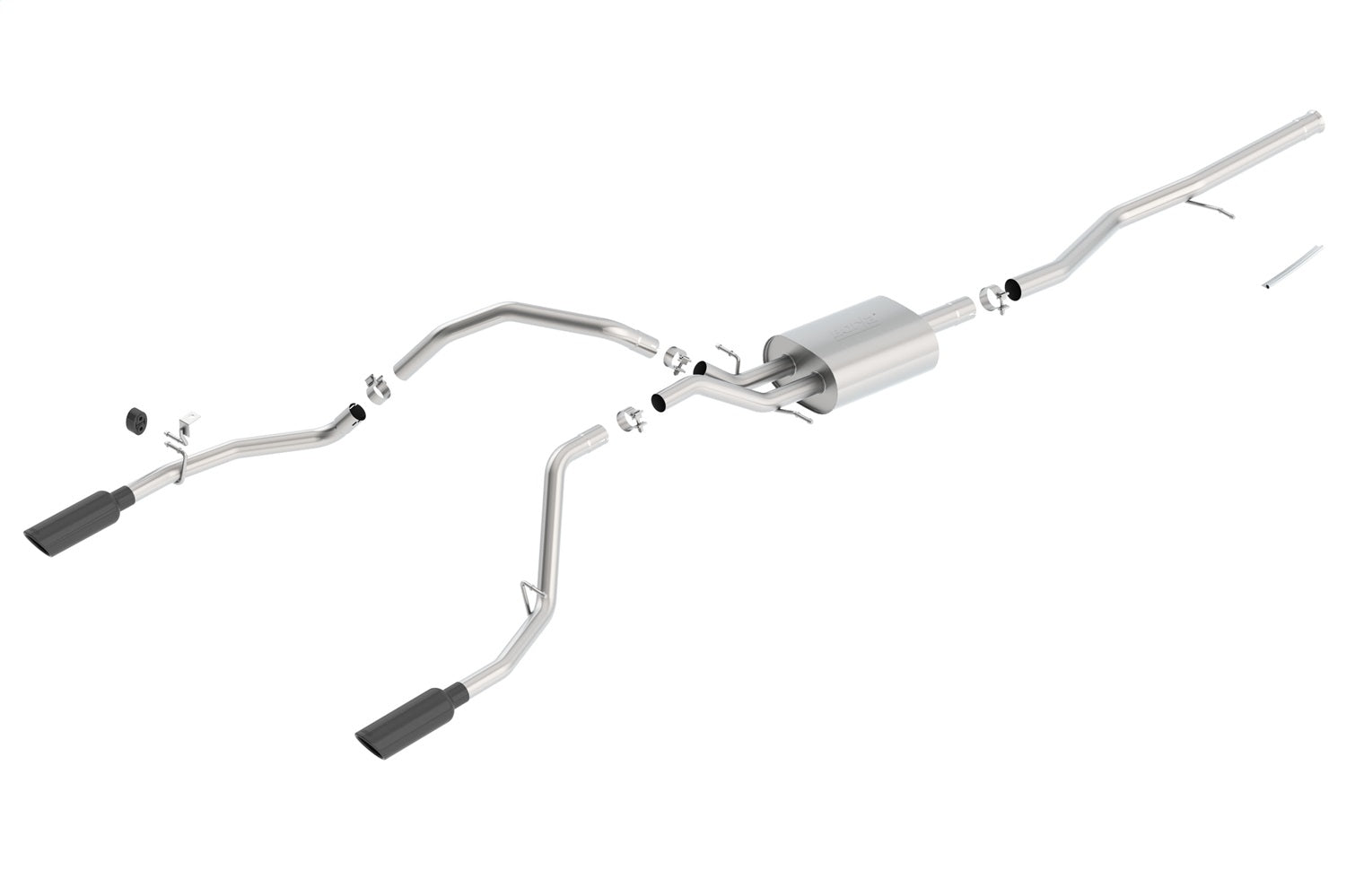Silverado/ Sierra 1500 2014-2019 Cat-Back Exhaust System Touring Montgomery Parts