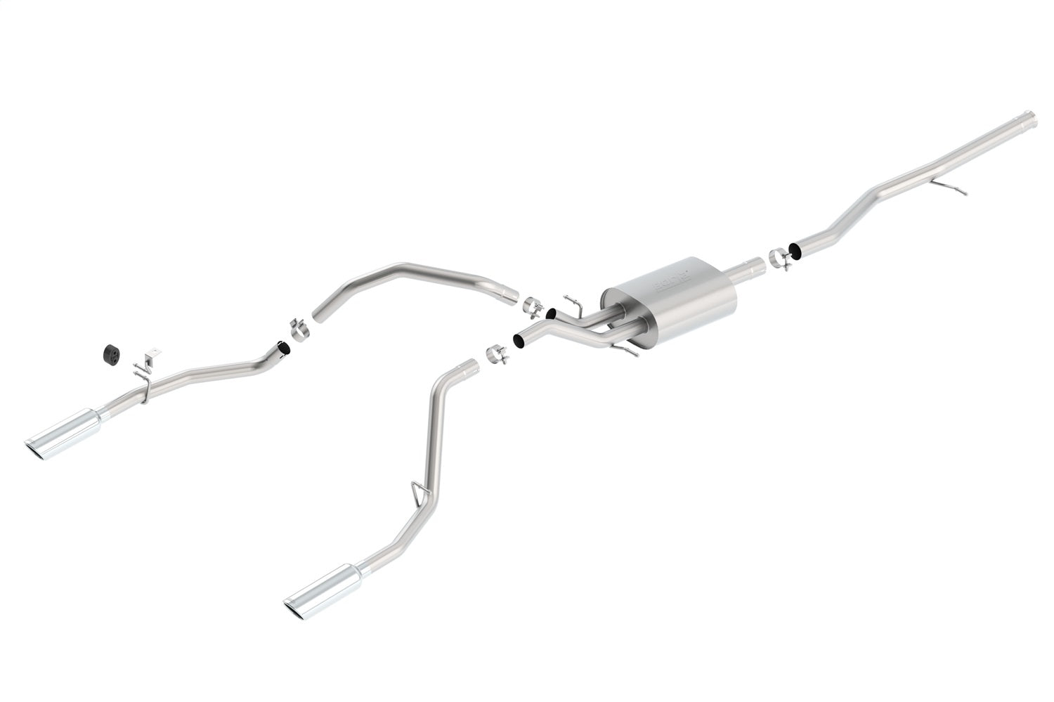 Silverado/ Sierra 1500 2014-2019 Cat-Back Exhaust System S-Type Montgomery Parts