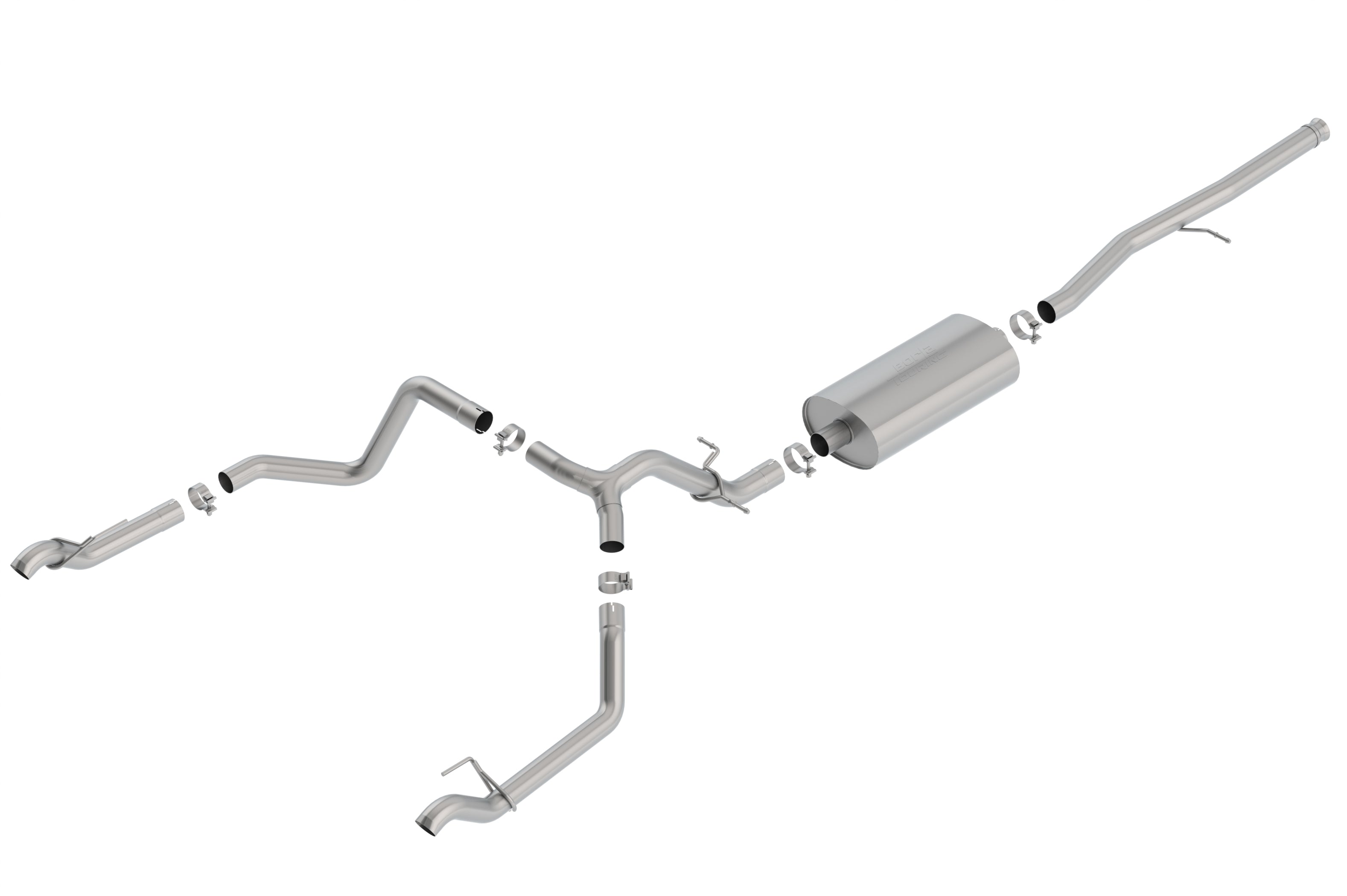 Silverado/ Sierra 1500 2019-2022 Cat-Back Exhaust System Touring Montgomery Parts