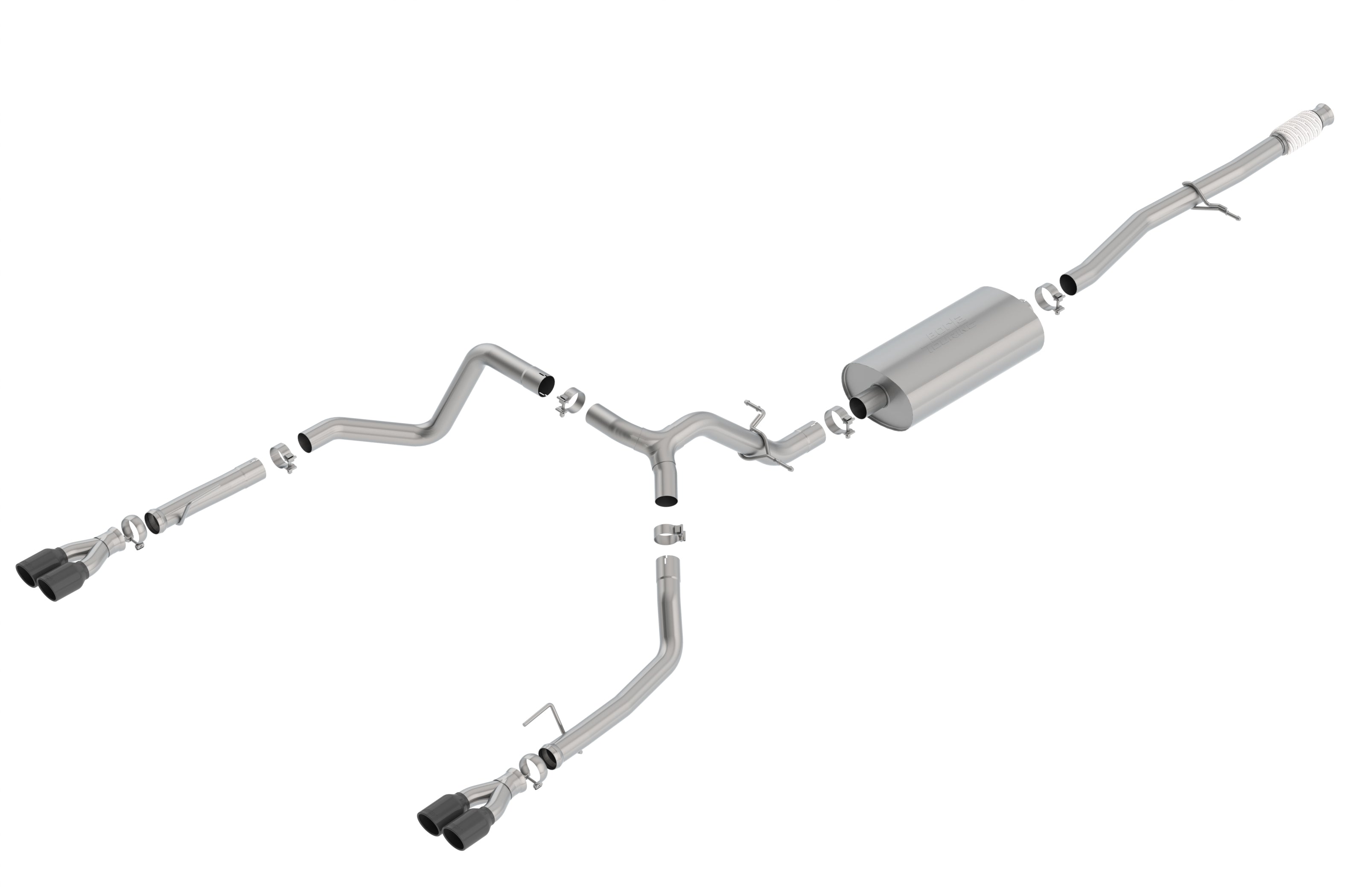 Silverado/ Sierra 1500 2019-2024 Cat-Back Exhaust System Touring Montgomery Parts